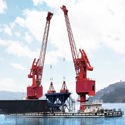 1 ~ 50 Ton Hydraulic Marine Deck Crane With BV 360° Slewing