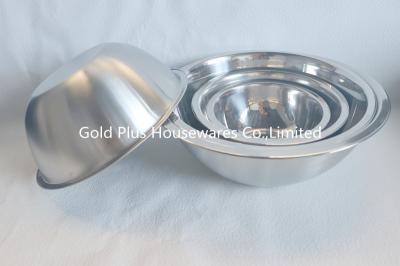 22cm Complete Tableware Set Multi Size Seasoning Bowl Stainless Steel Fruit Vegetable Basin