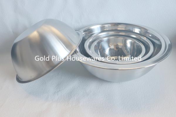 22cm Tableware a complete set of multi-size seasoning bowl stainless steel fruit and vegetable basin