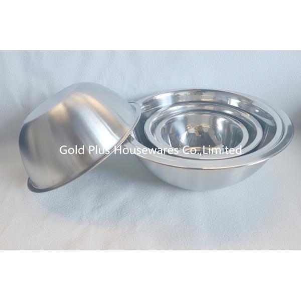 22cm Complete Tableware Set Multi Size Seasoning Bowl Stainless Steel Fruit Vegetable Basin