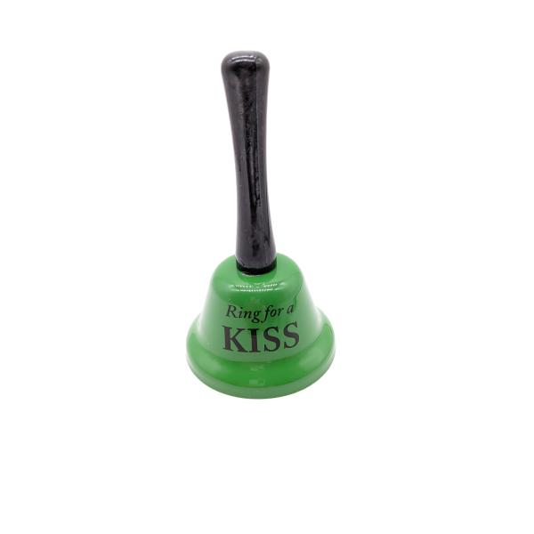 120g Custom Logo Handle Desk Bell Kiss Call Bell Cute Party Toy Ring for Hand Bell