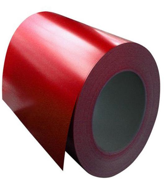 914 - 1250mm Width Colour Coated Galvanised Sheets Bright Finish / Spangle Surface