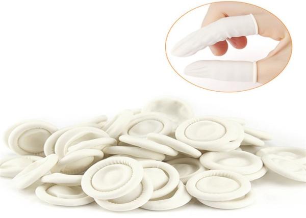 Anti Slip Safety Latex ESD Cleanroom Finger Cots Good Elasticity