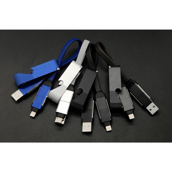 Cable de données multi-fonctionnel à tire-bouchon à double usage pour charger la bière ouvrir le support OEM 3A sortie CC60W/CL27W