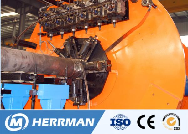 máquina da armadura do bloqueio da barra de aço do Pressão-rolamento para o encanamento flexível marinho