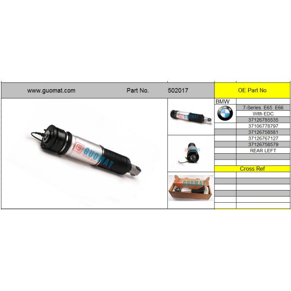 Подвес воздуха БМВ природного каучука разделяет зад распорки весны воздуха вышел 37126785535