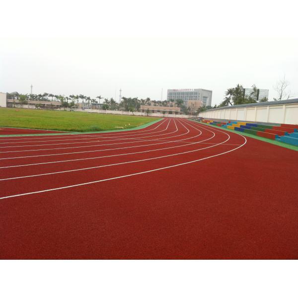 ISSS Seamless Polyurethane Sports Floors Anti Skidding Athletic Running Track