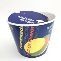Bouteilles de papier jetables personnalisées 170 oz paroi unique 220 mm tasse pour le maïs soufflé