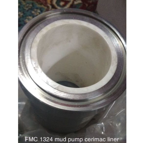 FMC Bean Pump Mud Pump Parts Small Alumina Ceramic Liners FMC 435 FMC 1324 Cylinder Sleeve API-7K