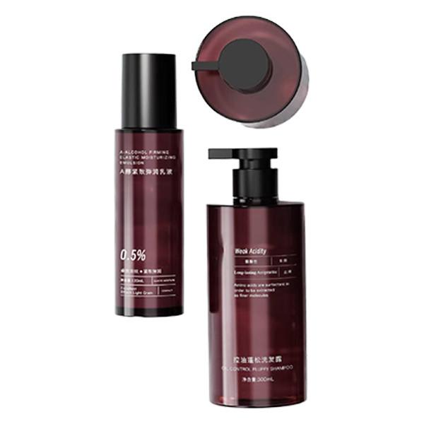 スプレーノズル付き環境に優しい空のトナーボトル‌ PETG環境に優しい円筒ボトルセット‌ 50ml-400ml
