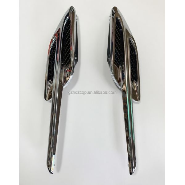 High-Qulity Car Parts Fender Grill Electroplated Plastic Chrome Fender air Vent for Bentley Continental GT GTC