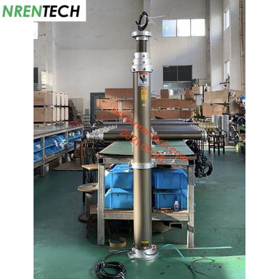 4.5m pneumatic telescopic mast for mobile CCTV vehicle-inside CCTV wires