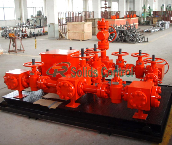 PSL3 Drill Spare Parts Choke Manifold Drilling EE Material Grade 2891 * 2086 * 1150mm