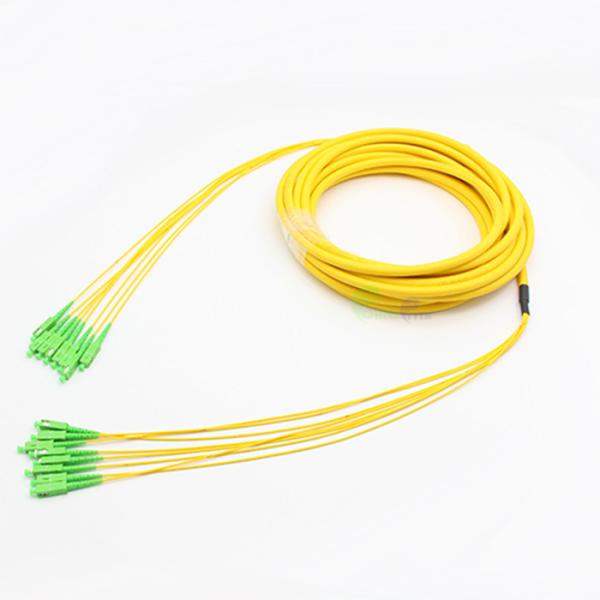 Сборки кабеля СК/АПК-СК/АПК однорежимное ОС2 50М оптического волокна ядра центра данных Мулти