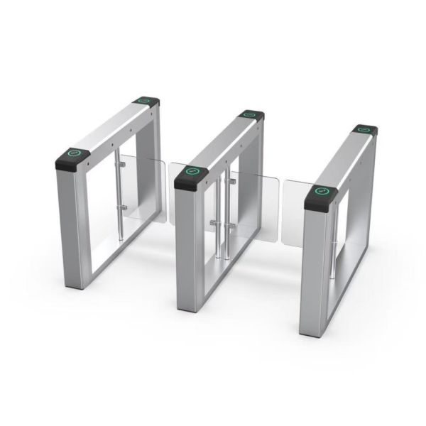 Servo Mechanism RFID Turnstile Gate , Security Swing Turnstile Gate For Library Stadium