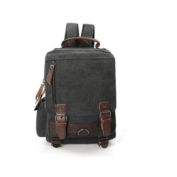 Slim Trendy Travel Backpack School Bag For College Students Vintage Style