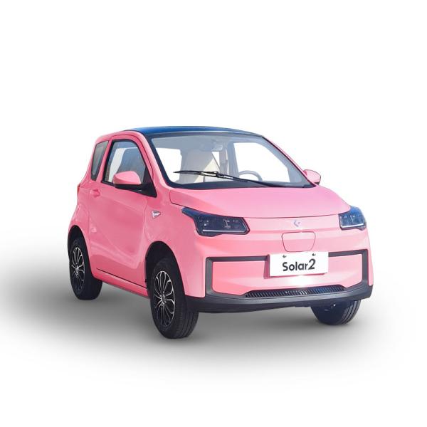 2024 2 Seats Mini EV Car Energy Vehicles Solar EEC Electric Car Blaval Solar 2 with EEC COC Customised Motor Single Motor