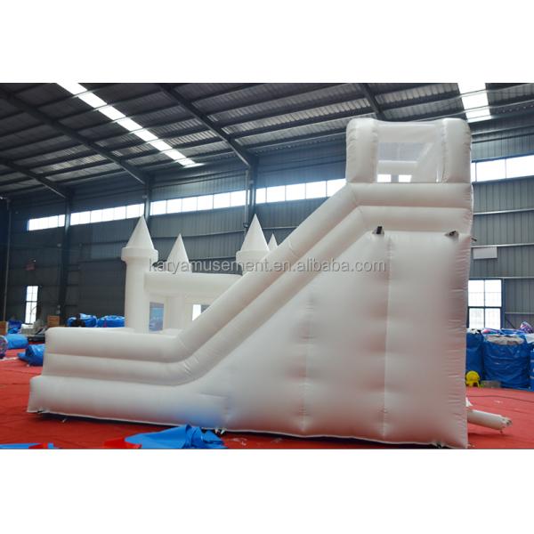 Customized Logo Acceptable Indoor Jumping Castle for Kids PVC White Inflatable Castle