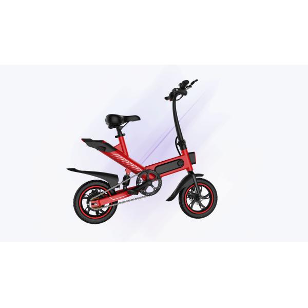 350w 36v Full Size Folding Electric Bike Simple And Fashionable Design