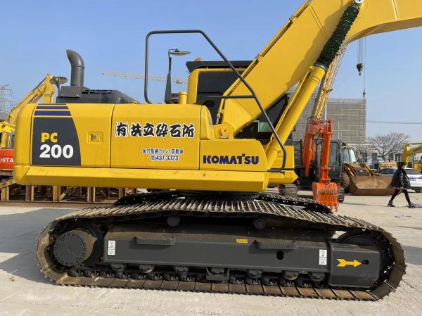 PC200-8 usou a máquina escavadora Used Crawler Excavator de KOMATSU