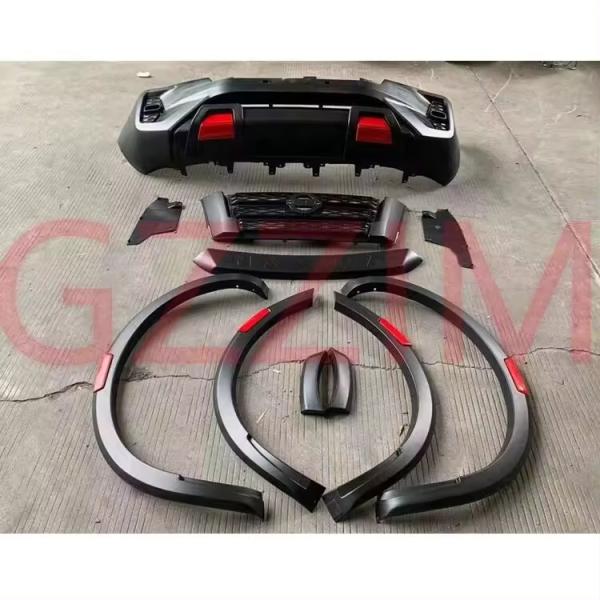 Wheel Arch Flare Fender Flare For NP300 2015-2018 ABS Plastic Black