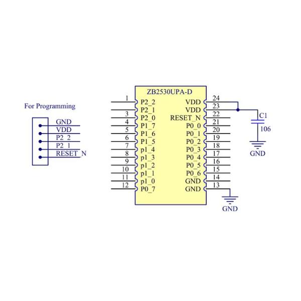 Модуль CC2530 ZB2530UPA-A Zigbee беспроводной с усилителем силы