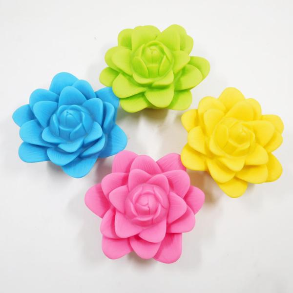 Flower Shaped PVC Vinyl Electronic Light Toys