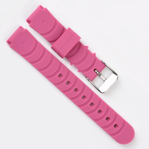 Waterproof Narrow Watch Band , 14mm Rubber Watch Strap Durable
