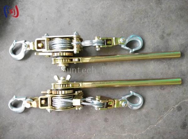 Professional Ratchet Withdrawing Wire Tightener For Power Line Construction