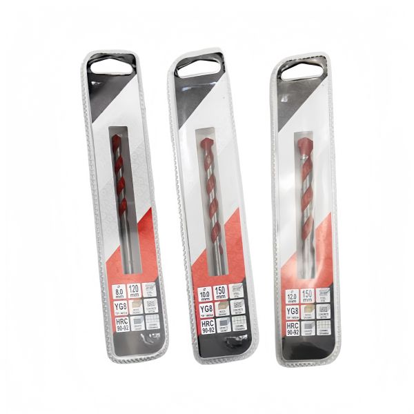 DIN8039 Stone Masonry Drill Bit 4.0mm Round Shank Concrete Drill Bits