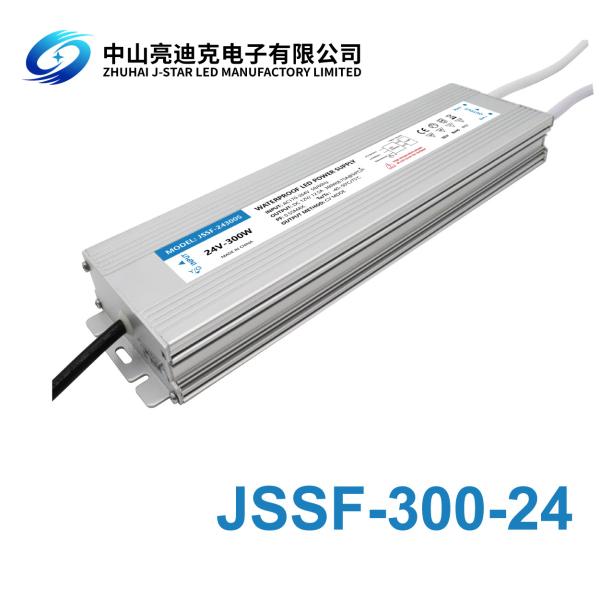 12500mA 12.5 Amp 300 Watt Waterproof Led Power Supply Constant Voltage 170-260Vac 24V Led Driver