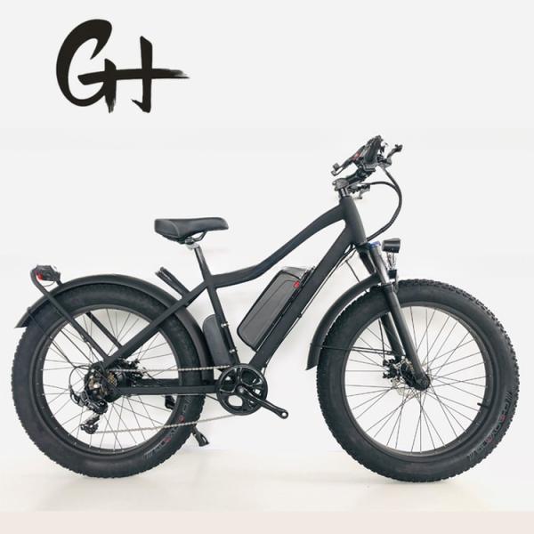 Disc Brake 750W 48V Lithium Battery Adult E Bike Fat Tire Electric Bike 26 inch with Max Speed of 30-50Km/h