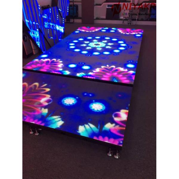 Взаимодействующая танцплощадка СИД П6.25 освещает портативный пол 25600 Доц/м2 диско