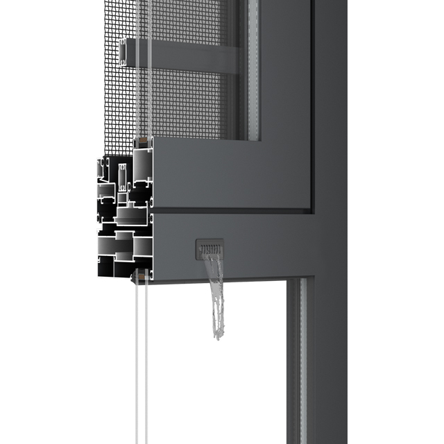 Apartment Outdoor Aluminium Casement Windows Water Tightness Sound Insulation