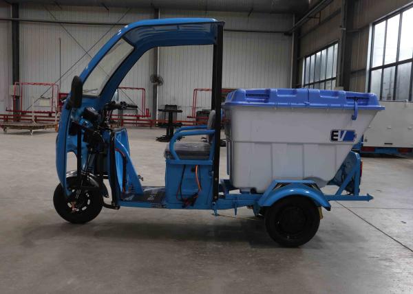 500L Electric Tricycle Garbage Truck For School Scenic Area