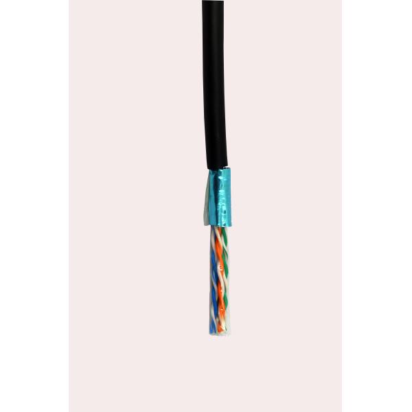 CMP Grade Solid Bare Cooper FTP Cat5e Data Cable 100% Pass Fluke 1800 Test