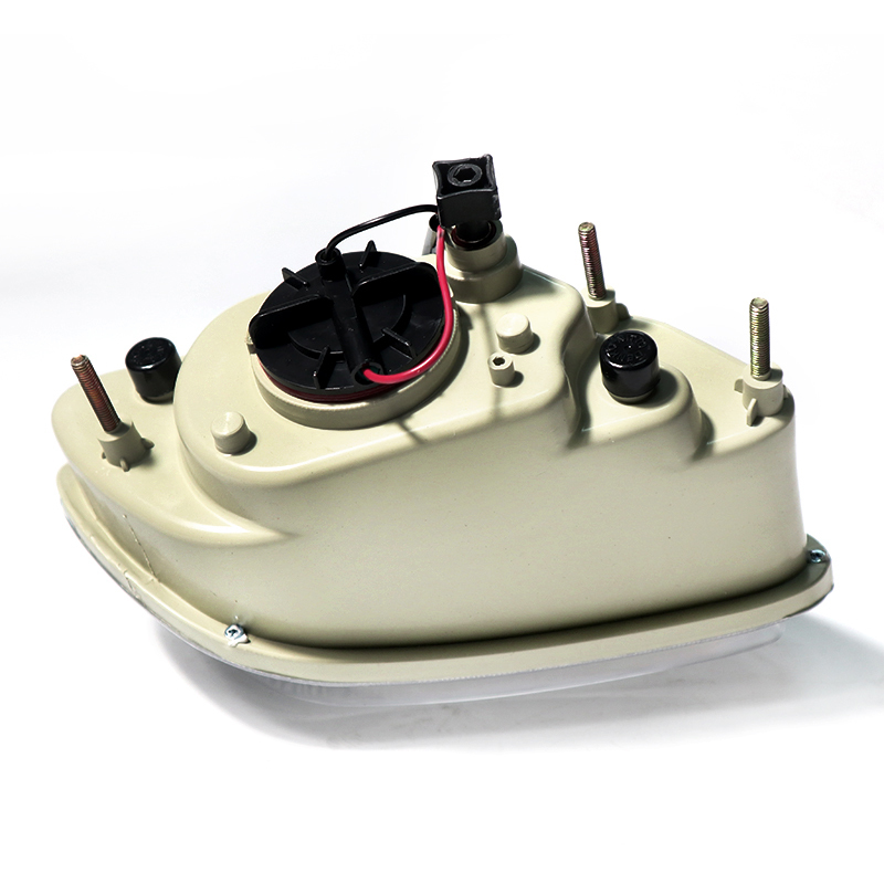 Rectangle Bus Front Fog Light 24V Halogen Fog Lamp Assembly with High-strength Beige Engineering Plastic and IP65 Waterproof & Dustproof
