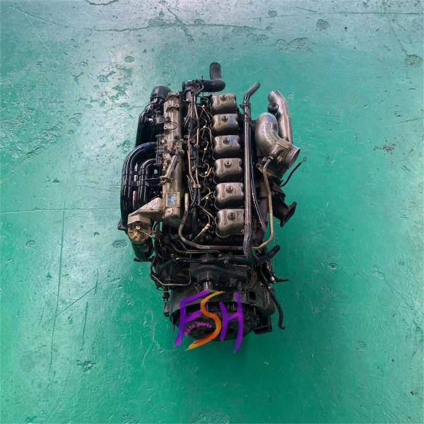 Conjunto de motor diésel usado 6D24T turboalimentado de 6 cilindros para Mitsubi Shi para camión tractor, camión mezclador