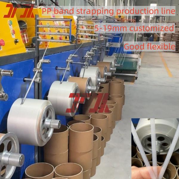 5-19mm Width Customized PP Plastic Strap Machine With PP Strap Use Automatic Machine Or Manual And PLC Control System
