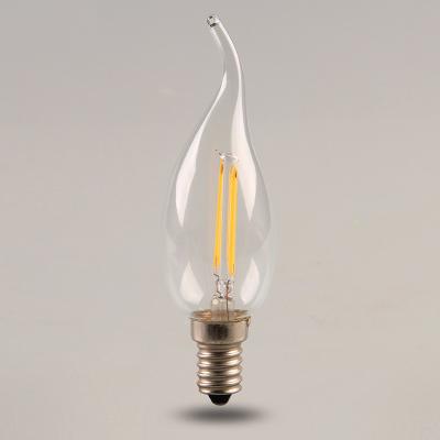 LED Filament Edison Bulbs light Dimmable E14/E27,2W/4W,110v/220v,Warm/Cool White,Candle
