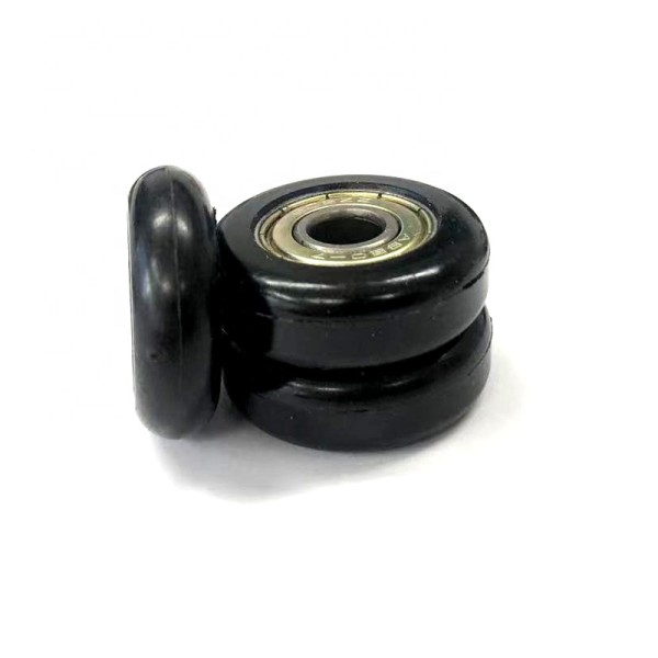 Low Noise Minisize Micro 608zz Bearing POM Coated Roller Pulley Wheels 8x22*7mm Roller Wheel Bearings
