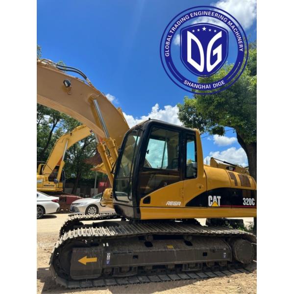 CAT 320C 20-тонный использованный экскаватор Caterpillar Crawler, ранняя модель, дешевая цена, в хорошем состоянии, в продаже