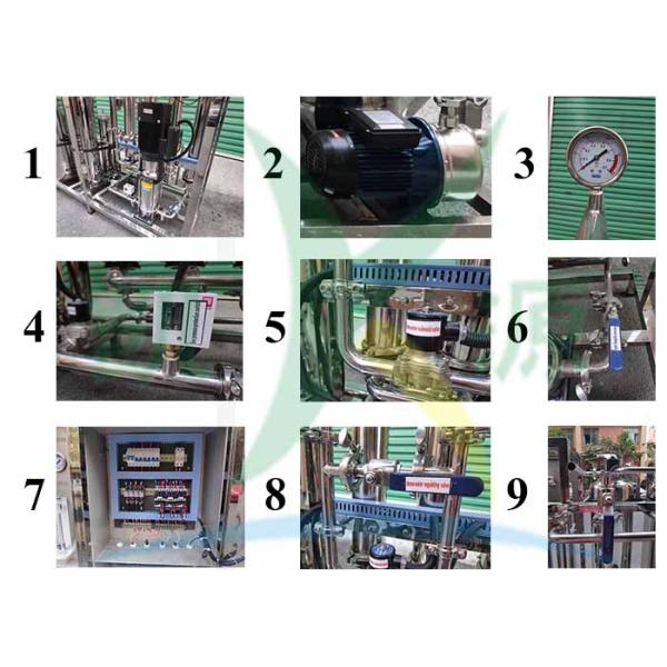 1000LPH SS Automatic RO System Water Treatment Plant  For Mineral Drinking Water