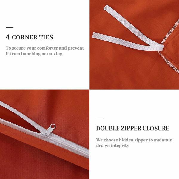 Queen Size Solid Pinch Pleat Pintuck 3 peças Set de cobertura de cobertor com bordados de diamante