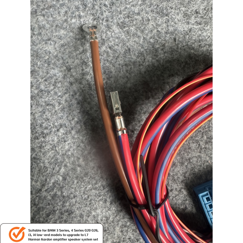 Original for BMW 3/4 Series G20 G26  CAR AUDIO Amplifier Wiring Kit Harness L7 Harman Kardon Amplifier Audio Speaker System