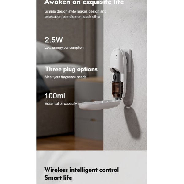 Corrugated Box Packaging Types Low Noise Zigbee Smart Electric Wall Plug in Scent Diffuser for Fashion Commercial Hotel