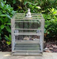 Cage d'oiseau portable en extérieur Cage de voyage de perroquet Porteur d'animaux de compagnie Cage de perroquet d'oiseau