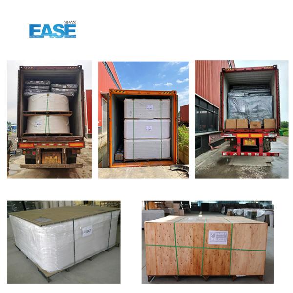 Cubo de masaje acrílico personalizado Piscina familiar SPA Cubo de hidromasaje de ahorro de energía y anticongelante