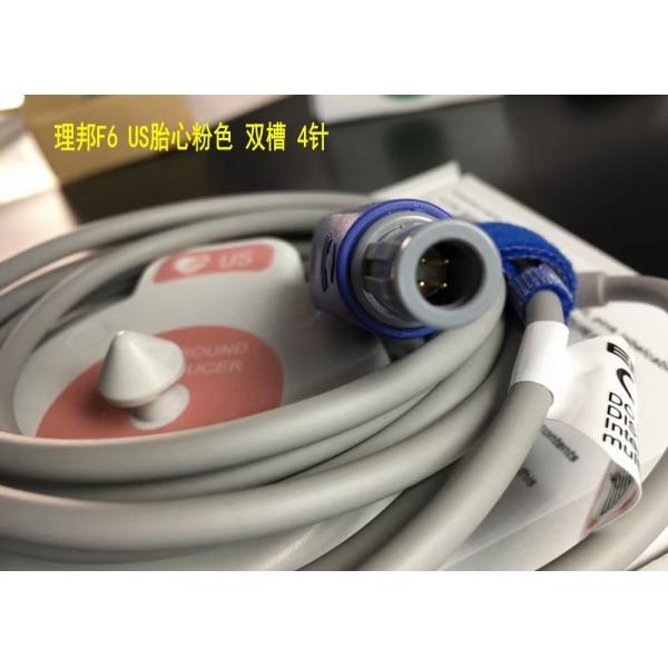 EDAN F6 Moniteur fœtal Transducteur MS3-109301 Double fente 4 broches étanche IPX8