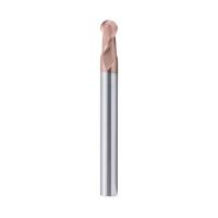 TiAISiN Coated 10mm 2Flutes Carbide Ball Nose End Mill For Carbon Steel Alloy Steel Cast Iron